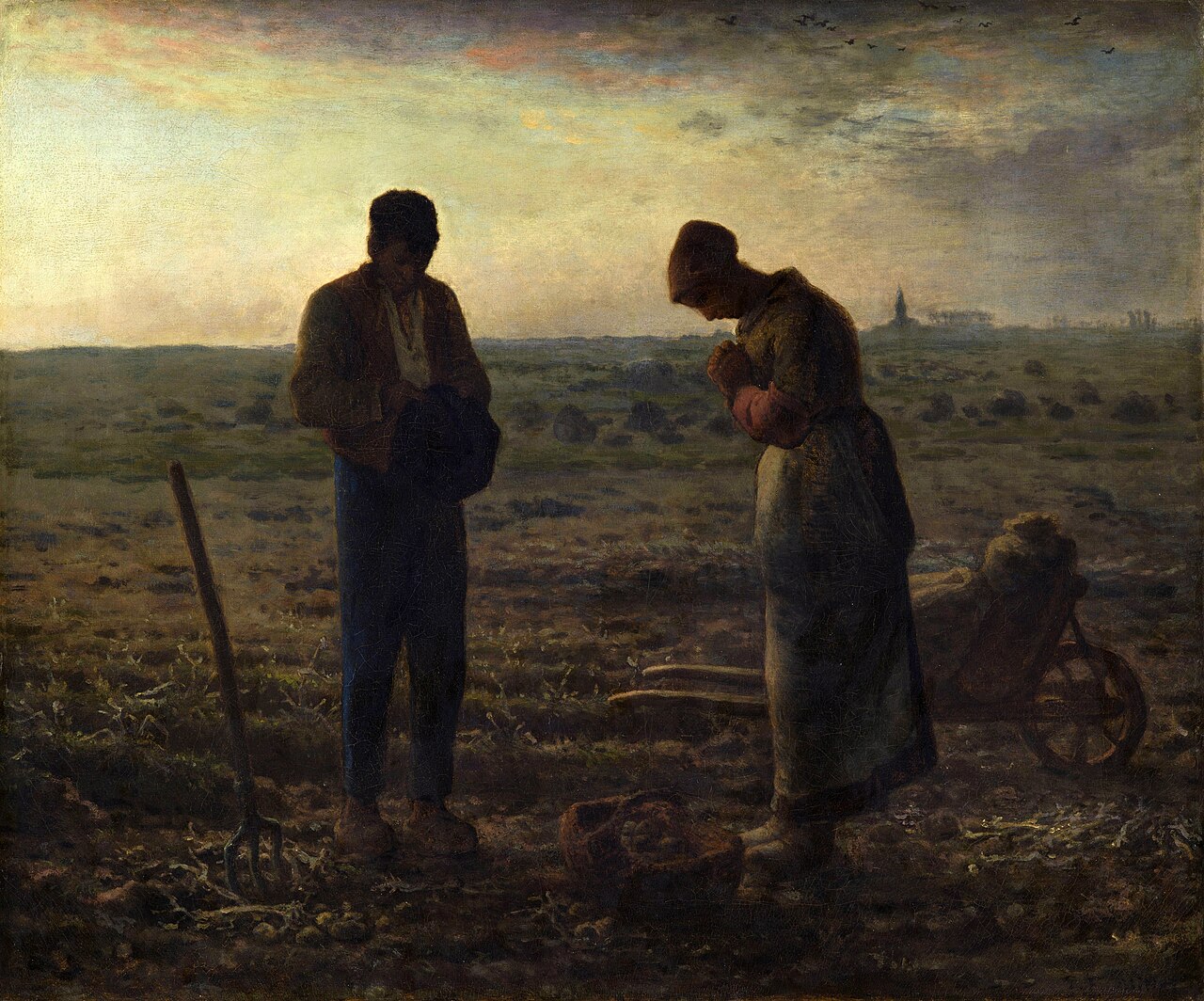L'Angélus, Jean-François Millet, 1857-1859