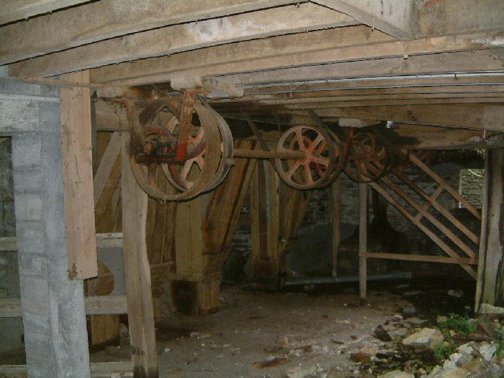 Intérieur de la minoterie de la Poitevinière